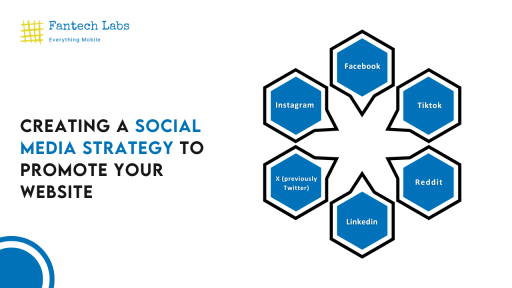 Create a social media strategy to promote your website