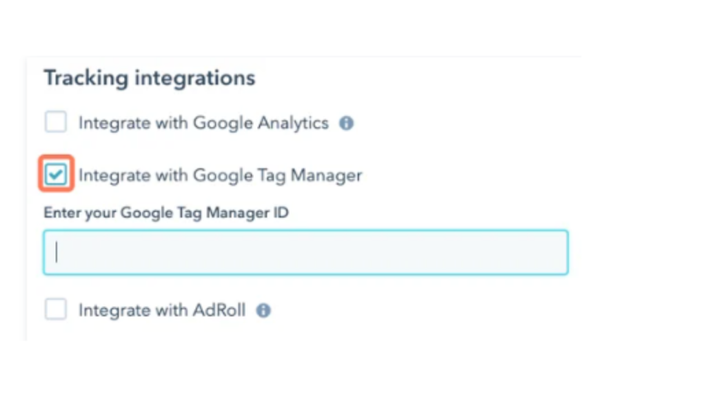 Integrate with Google Tag Manager